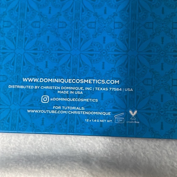 Dominique Cosmetics Rustic Glam Eyeshadow Palette Foils Flecks Authentic NWOB - Picture 9 of 9